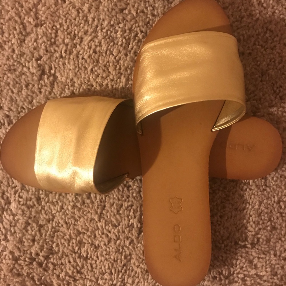 Aldo Gold Slides